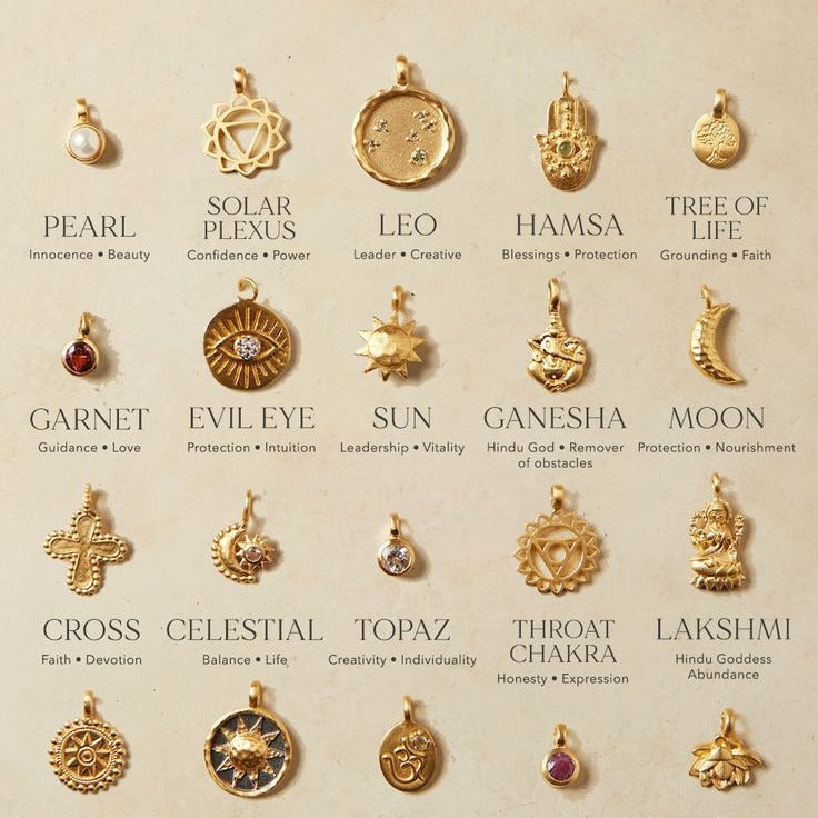 Vava Custom Necklace Gold/Silver Plated Titanium Mystical Symbol Necklace Elements Personalized Gift for Her/Him